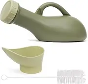 Urine Bottle Spill Proof Unisex: Portable Women Mens Urinals Screw Top Lid Pee Female Funnel Urine Bottles Container Plastic Bed Pan Car Travel Toilet 1000ml Adult Kids Potty Night Wee Pot WC for Male