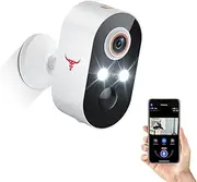 BotMelt 1080P Security Camera Wireless Outdoor with AI Human Detection, Live View, 2.4G WiFi, Home Security System, Instant Alerts, 2-Way Audio, Cloud Storage, Battery Powered (1 Pack)