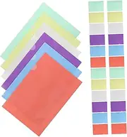 SEWACC 36pcs Plastic Document Folders Page Protectors Letter Size Office Organisation