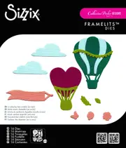 Sizzix Framelits Die Set 16PK Up and Away #2 by Catherine Pooler