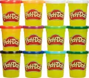 Play-Doh Bulk Jewel Colors 12-Pack Of Modeling Compound, 4-Ounce Cans, Non Candy