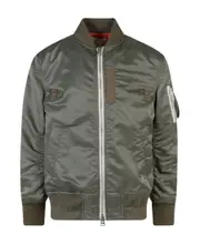 Sacai Zip-Up Bomber Jacket 2 Gray
