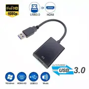 USB 3.0 To HDMI Female Display Adapter Converter For Windows 7/8/10/11 Computer