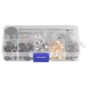 5mm X 220pcs Eyelet Grommet Washer With 3pcs Handwork Repair Tool Kit Accessory