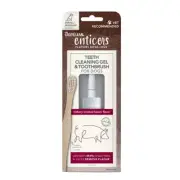 TropiClean Enticers Teeth Cleaning Kit Hickory Smoked Bacon for Sml/Med Dogs