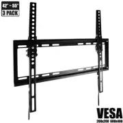3x TV Wall Mount Bracket Slim Tilt Tilting 42" 46" 47" 50" 55" LCD LED FLAT VESA