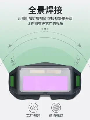 新型自動變光電焊眼鏡焊工專用氬弧焊接打磨防強光打眼變色護目鏡 全館免運