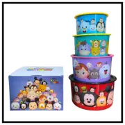 Tupperware Disney Tsum-Tsum Canister Set with Gift Box
