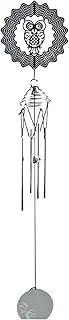 Wind Chimes 10cm Stainless Steel 3D Rotating Wind Chime Garden Pendant Wind Bell for Outdoor Balcony Courtyard Home Decor Wind Chimes Outdoor (Size : 3)