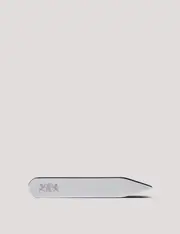 Hawes & Curtis Silver Collar Stiffeners | Crest Detail Size: One Size
