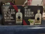 125 PABST BLUE RIBBON WHISKEY BEER COASTERS BRAND NEW IN PACKAGE