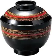 Bowl: 3-204-1 Kabuki Kasuri Matsuan Small Suction Bowl, φ3.7 x H 3.6 inches (9.3 x 9.2 cm), 9.9 fl oz (255 cc), 2.9 oz (8