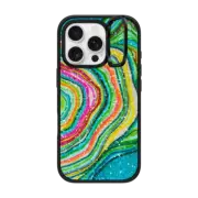 iPhone 16 Pro Impact Ring Stand Case MagSafe Compatible Lineation No. 74 by Ingrid Ching