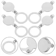 4 Pcs Peep Locks Door Mirror Protection Film The Switch Car Decor Office
