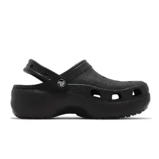 Crocs 布希鞋 Classic Platform Clog W 女鞋 黑 洞洞鞋 厚底 206750001