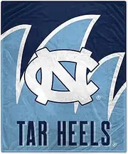 Proformance Home Officially Licensed NCAA North Carolina Tar Heels Shark Tooth Corral Fleece Blanket