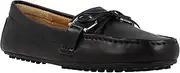 [Lauren Ralph Lauren] Lauren by Ralph Lauren Briley Black Leather Driving Loafers