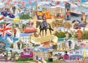 Gibsons - Happy and Glorious Large Piece Puzzle 40pc
