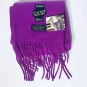 Creswick Woolen Mills Fuchsia Alpaca Scarf New With Tags 150cm