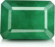 [DAURAYA GEMS] strologer Certified 13.25 Ratti Zambian Emerald/Panna Earth Mind Stone Natural Certified Original Loose Gemstone, Natural Emerald Stone, Emerald, Natural Emerald Stone, Emerald