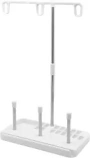 Thread Spool Holder Stand- 3 Spools Holder for Domestic (Home-Base) Embroidery a