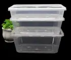 Food Containers Plastic Takeaway Microwave Freezer Safe Storage Boxes + LIDS