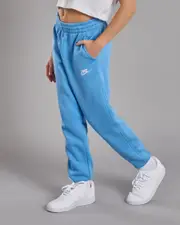 [Nike] Nike Girls' Club Fleece Track Pants in Blue Beyond Size XL XL Blue Beyond