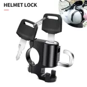 Motorcycle Helmet Lock Anti-Theft Helmet Security Lock with 2 Keys and Hook