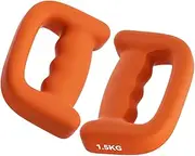 Dumbbells Set Of 2 | D Grip Hand Weights - Strength Training Accessories for Gym Workout Exercise Outdoor Training Women