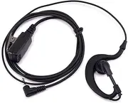 2 X SUNDELY® Ear Clip Hook Hanger Headset Earpiece Headphone Mic for Oricom Handheld UHF CB Radio Walkie Talkie 1-pin