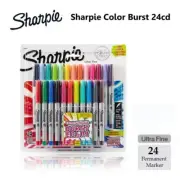 SHARPIE Color Burst Permanent Markers Ultra Fine Point Assorted Colors 24 Ct
