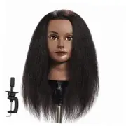 Mannequin Head - 100% Real Hair Manikin for Hairdresser Training 91711B0216