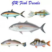 GR Australian Fish Decals - Adhesive