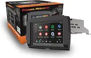 Power Acoustik HD-14KIT, Harley Davidson 7 Inch Apple CarPlay Android Replacement Radio for 2014+ Touring Motorcycle, Exact Fit Multimedia Harley Stereo with Thumb Control Module