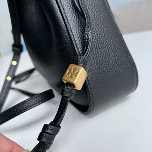 【琳精品】 Tory Burch TB 1628 新款  真牛皮 超可愛   抽繩包 單肩包 側背包 女包