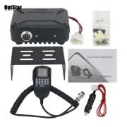 QYT WP-12 Mini Mobile Radio FM Transceiver 25W 200 Channels VHF UHF Dual Band