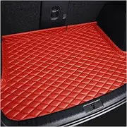 Car Boot Protector for BMW for X4 F26 G02 for X6 E71 F16 G06 Leather Car Trunk Mats Car Trunk Mats(Wind red,E71 2008-2014)