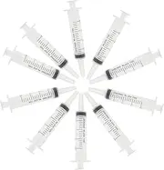 MUCKLILY 10ml Plastic Dropper Glue Applicator Multifunctional Injector for Perfumes Diy