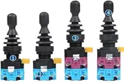 GUMMMY 22mm Joystick Switch Momentary 4 Position 4NO self Latching Spring Return Wobble Stick Monolever Rocker Cross Switch HKL-FW(HKL-FW22)