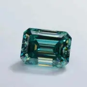 2 ct Natural Green clarity VVS1 Lab-Grown Diamond Emerald Cut CVD Certified