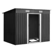 Giantz Garden Shed 2.38x1.31M w/Metal Base Sheds Outdoor Storage Tool Workshop S