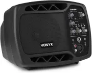 V205B Active Powered 5" PA Speaker System | Personal Live Stage Event Monitor wi