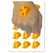Wedge of Cheese Temporary Tattoo Water Resistant Fake Body Art Set