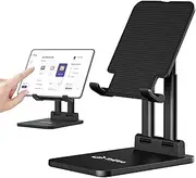 Tablet Stand, Tablet Holder Adjustable & Foldable, 4.72 in. Wide,Super Sturdy,Compatible with Tablets 7-15"/ iPad Pro 12.9,10.5,9.7,iPad Air,iPad Mini,Portable Monitor,Surface Pro