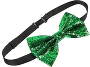 [JEWEDECO] Adjustable Pre Tied Bow Tie for Men Glitter Decorative Bowtie for Parties Weddings and Special Occasions Stylish and Comfortable Fit
