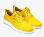 Cole Haan Generation Zerogrand Stitchlite Cyber Yellow Tennis Shoes 11.5 NIB