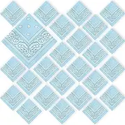 [Tranqun] 24 Pcs Large Head Bandana Men Paisley Cowboy Bandanas for Men Women 21.25 x 21.25 In Oversized Bandana Scarf Headband