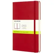 Moleskine Scarlet Red Plain Student Journal Pad L Classic Hard Cover Notebook