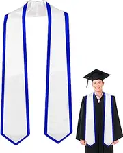 [Lmyit] Stoles For Graduation 2024 | Stylish Student Graduation Stole Graduation Stole Class Of 2024 | Versatile Adult Plain Stole Unisex Plain Graduation Stole for Women Men