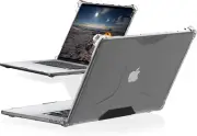 Designed for MacBook Pro 13" Case (2020 & 2021 M1 A2289/A2251/A2338) Clear